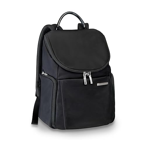 Briggs Riley Sympatico-Small U Zip Backpack, Onyx, One Size in