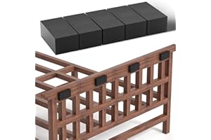 TRCOSENP Headboard Stoppers，25Pcs Furniture Pads，10Pcs(0.6" Thick) + 15Pcs(0.2" Thick) EVA Foam Headboard Stoppers for Wall, from Chair BackFurniture Bed to Prevent Sliding BumpersGap Filler, Protect Walls.