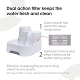 Cat Mate Multi-Level Pet Fountain 2 Litre Quiet Hydration White view 3