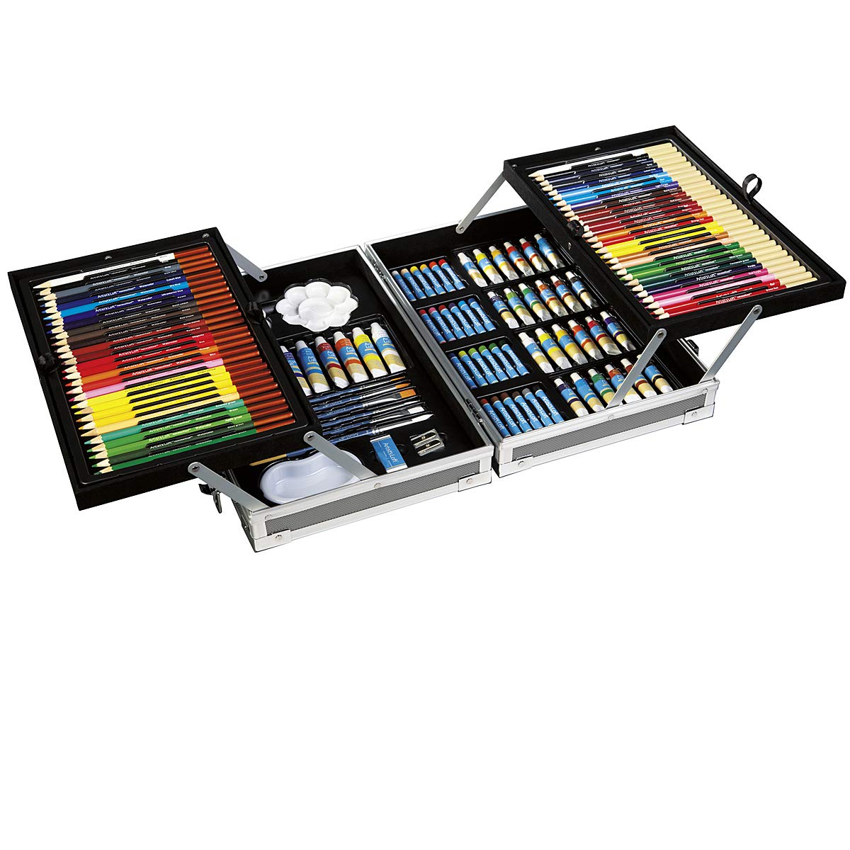 Artist's Loft Media Art Set Aluminum Case 126 Pieces All-in-One