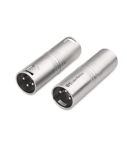 My Cable Mart XLR Female To 1/4" Stereo Male Adapter – 3-Pin To TRS, Nickel Plated