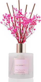 COCORRÍNA Reed Diffuser 200ml White Peach & Oolong Scented Home Decor view 3