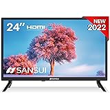 SANSUI ES24T1H, 24 inch LED TV HD 720P with HDMI USB AV in Optical Ports (Packed with HDMI Cable)