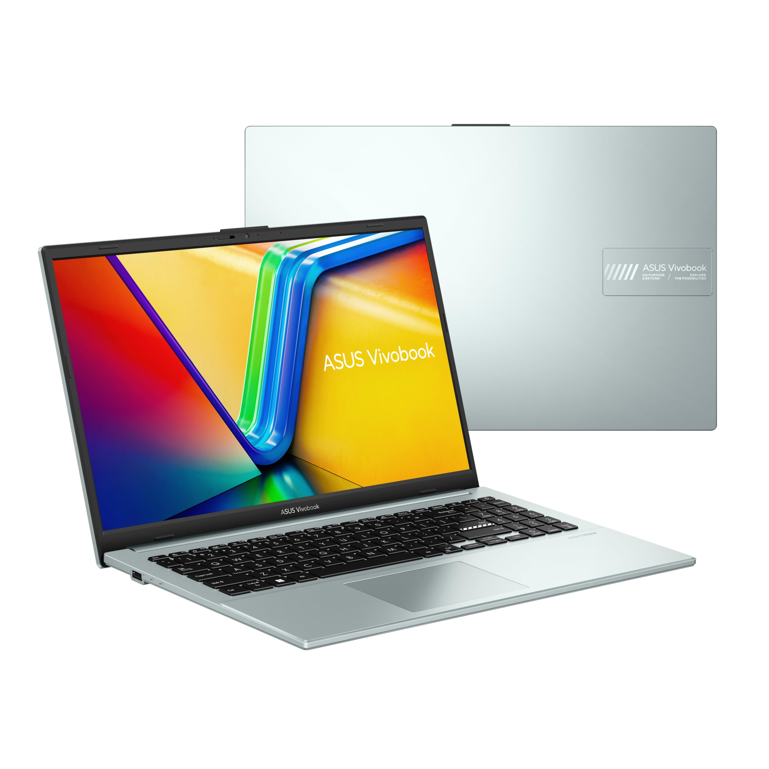 ASUS Vivobook Go 15 Laptop, 15.6” FHD 16:9 Display, AMD Athlon ™ Silver 10 Processor, AMD Radeon™ Graphics, 4GB RAM, 128GB SSD, Windows 11 Home, Green Gray, E1504FA-PS04-G