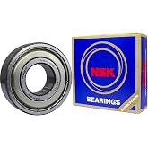 2PACK NSK 6203-ZZ Double Metal Seal Bearings 17X40X12MM Made in Japan Deep Groove Ball Bearings