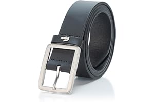Lacoste Men's Casual 1.4" Belt, Black, 33