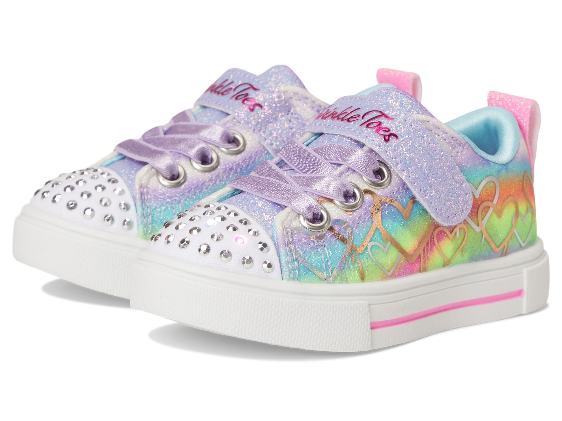 SKECHERS Girls Twinkle Sparks-Ombre Love