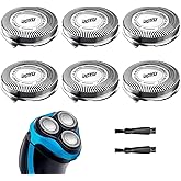 6 Pack SH30 Replacement Shaver Heads Compatible with Philips Norelco Series 3000 2000 1000, SH30 Replacement Blades for Philips Electric Shaver S1560 S2302 S3310