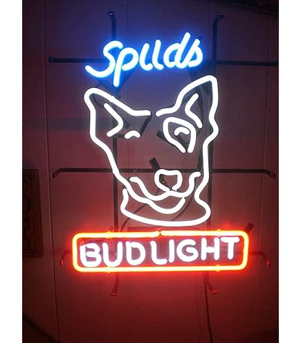 Bud Light ネオン看板 Spuds 71XHiOP3VoL._AC_UL495_SR435,