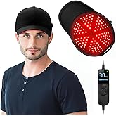 LED lights Hair Growth Cap, Black