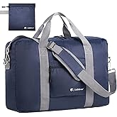 For Frontier Airlines Personal Item Travel Bag 18 x 14 x 8 Inches, Foldable Under Seat Duffel Bags for Spirit Airplane 14 x 18 x 8 Inches, Minimalist Overnight Bag for Women or Men Air Travel [Blue]
