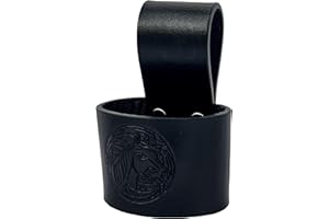 Hulara Full Grain Buff Leather Hammer Holder Hammer Holder for Tool Belt Tool Case Hammer Holster Battle Axe Hatchet Sheath Viking Axe Small Hammer Leather Tool Holster