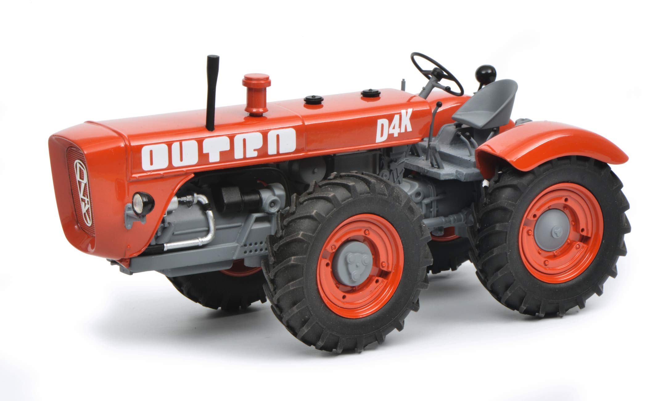 Schuco 450897300 Dutra 450897300 Dutra D4K Tractor Model Car, Resin, 1:32, Red