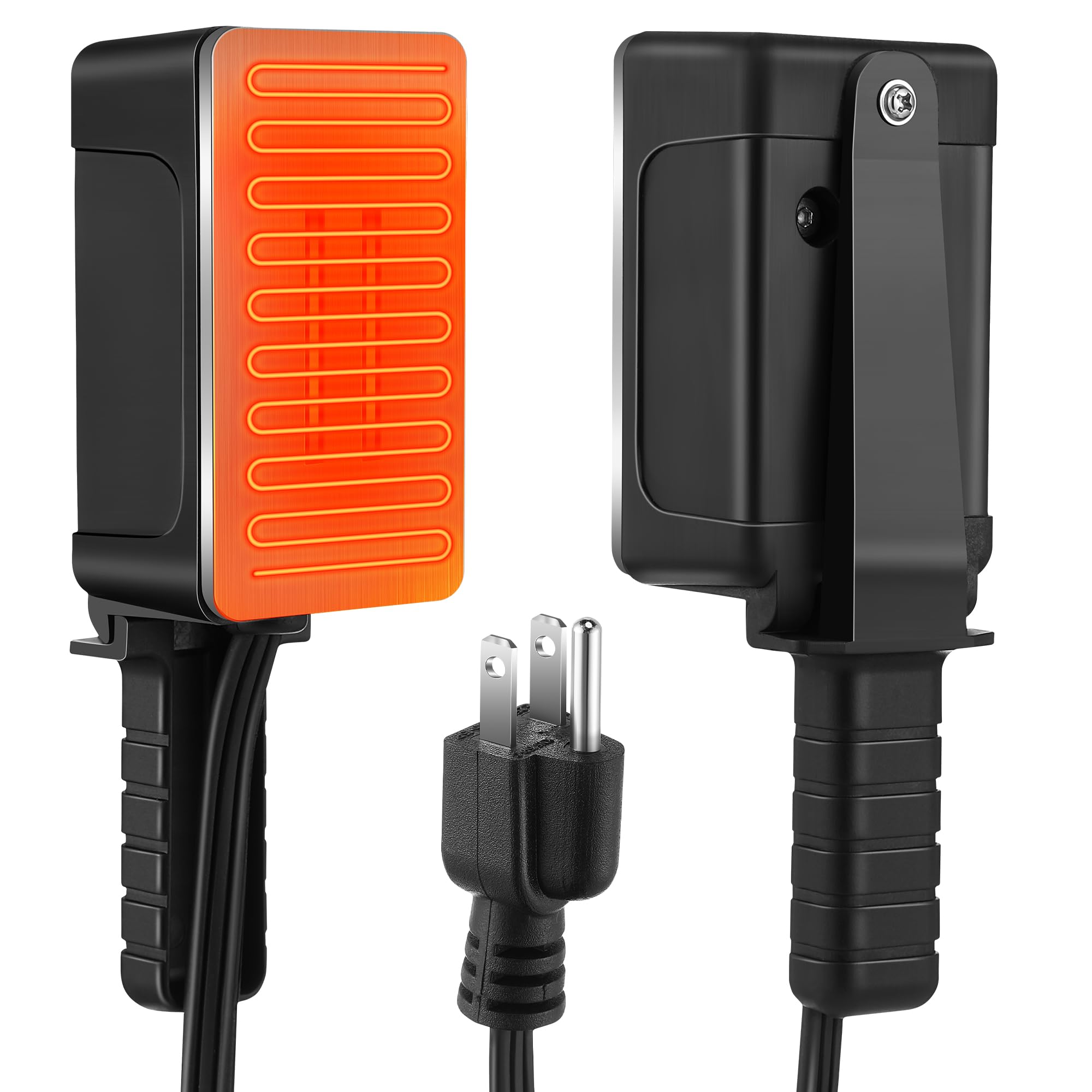 Photo 1 of Enhon 1155x 1155 200w Magnetic Engine Block Heater with 43in Power Cord, Oil Pan Heater for Car, Truck, Tractors, Diesel Vehicles and Other Equipment