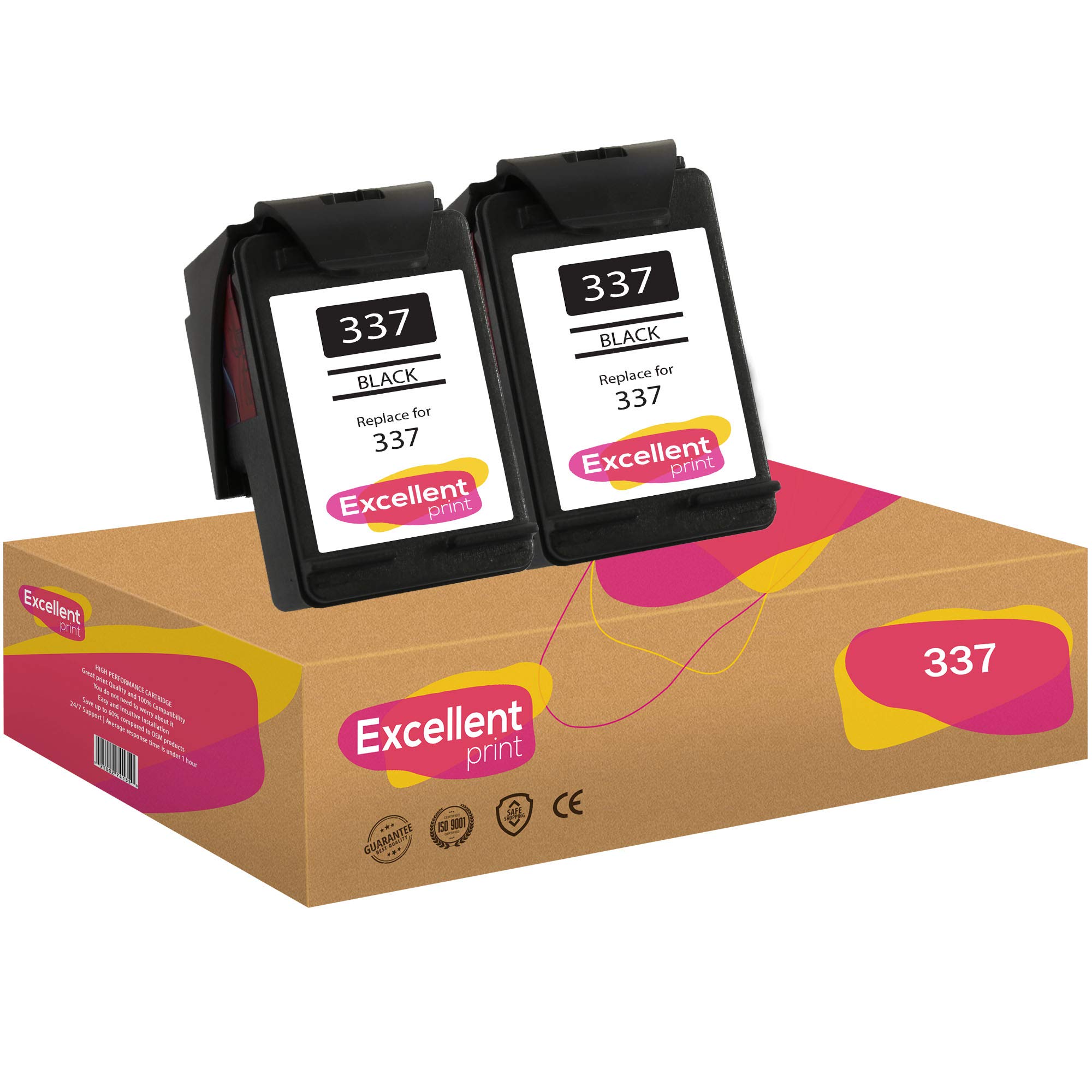 Excellent Print 337 Compatible Ink Cartridges for HP Officejet 100 Photosmart 2573 2575 8050