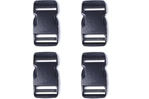AXEN 4PCS Plastic Buckle, Side Quick Release Buckle for Bracelets Backpack Tactical Bag and Gear