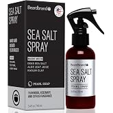 Beardbrand Sea Salt Spray for Men &ndash; Texturizing Hair Mist with Pearl Snap Scent | Adds Volume &amp; Natural Matte Finish | Beach Waves, Lightweight Hold &ndash; 3.4 oz