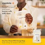 Medela Easy Pour Disposable Breastmilk Storage Bags 210 ml Pack of 50 view 2