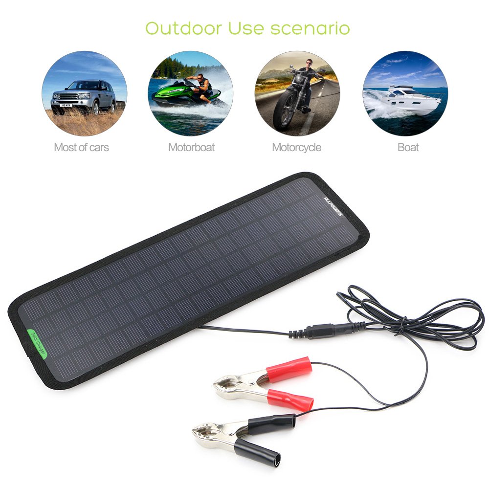 ALLPOWERS 18V 5 Watts Portable Solar Panel Solar Car Battery Charger