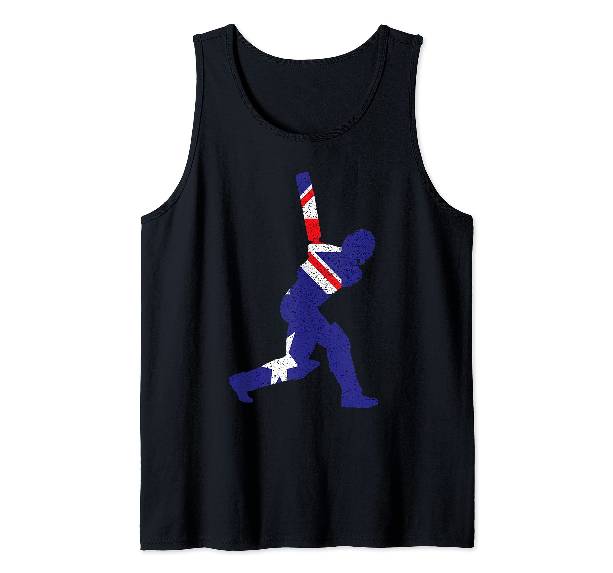 Australia Cricket Batsman Batting Aus International Fan Tee Tank Top