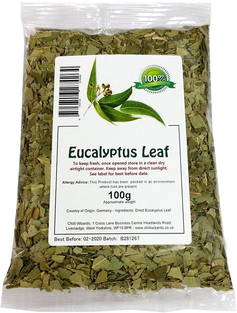 Eucalyptus Leaves 100g Herbal Tea Amazon.co.uk Grocery