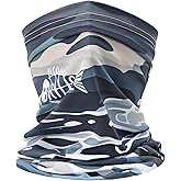BRILISLE UPF 50 Sun Protection Neck Gaiter - 13-in-1 Multifunctional Face Cover for Hiking, Fishing, Cycling