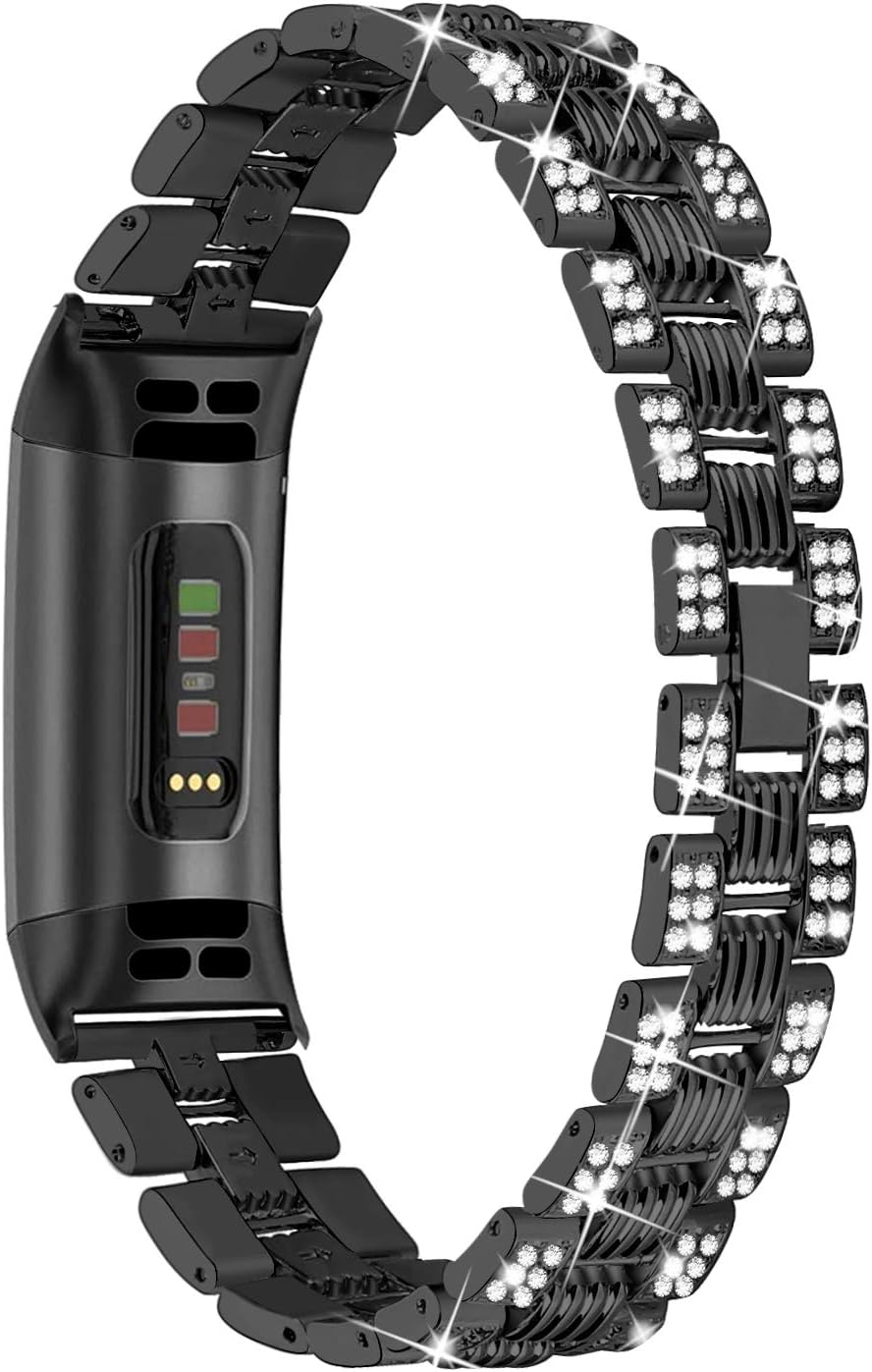 TopTen SchmuckUhrenarmband kompatibel für Fitbit Charge 3/Charge 4