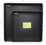 Garland GP112B 1 x 1m Square Tray Black view 3