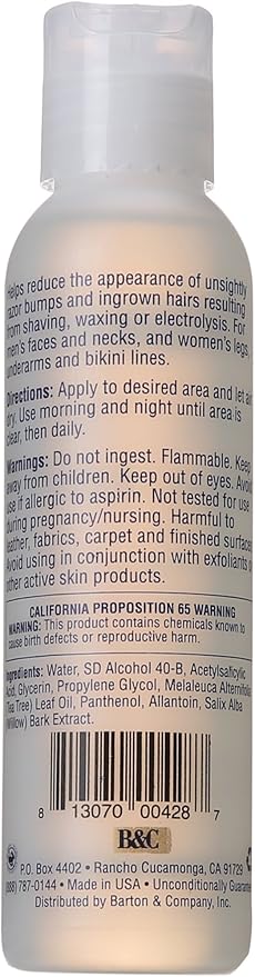 B C Skin Tight Razor Bump Ointment Extra Strength 4oz Amazon Ca