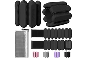 XGOBHC Ankle Weights Set of 2, Adjustable Wrist & Ankle Weights for Women Men Kids, Strength Training Wearable Leg Arm Weight for Yoga, Dance, Ballet, Running, Swimming, Gym