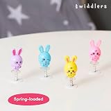 THE TWIDDLERS 36 Bunny Pop Up Jump Toy Set 6cm Easter Party Favours view 6