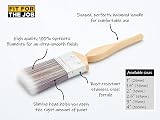 Fit For The Job 1 Inch Diamond Paint Brush Synthetic for Smooth Finish Walls view 2