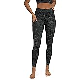 ODODOS Women's High Waisted Yoga Leggings with Pockets, Tummy Control Non See Through Workout Athletic Running Yoga Pants