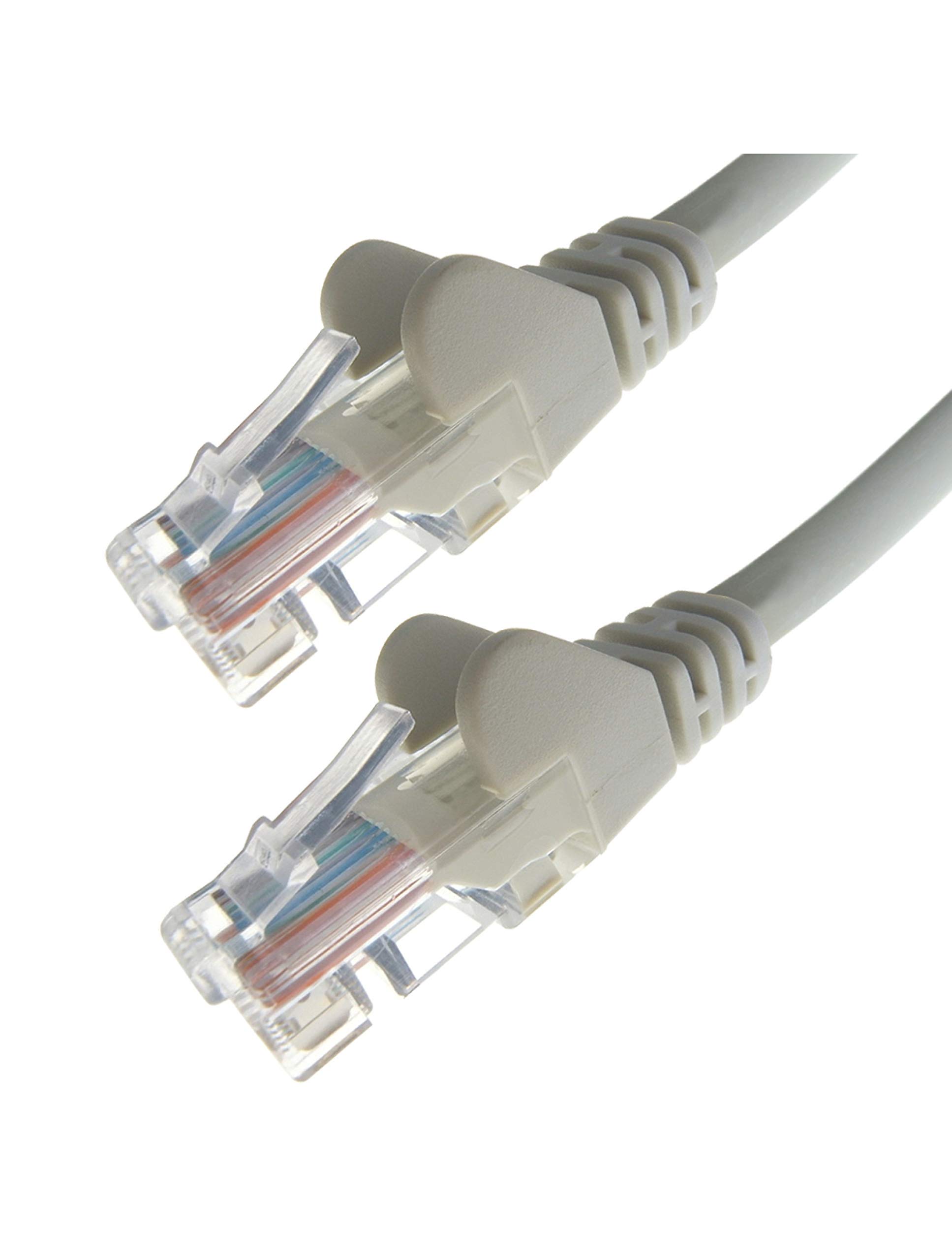 50m RJ45 to RJ45 UTP CAT 5e stranded network cable (Grey)