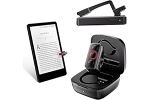 BIFTU Remote Control Page Turner for Kindle Paperwhite Oasis, RF E-Reader Remote Controller, Remote Scrolling Ring for TIK Tok, Camera Shutter Clicker for iPad iPhone iOS Android -Black