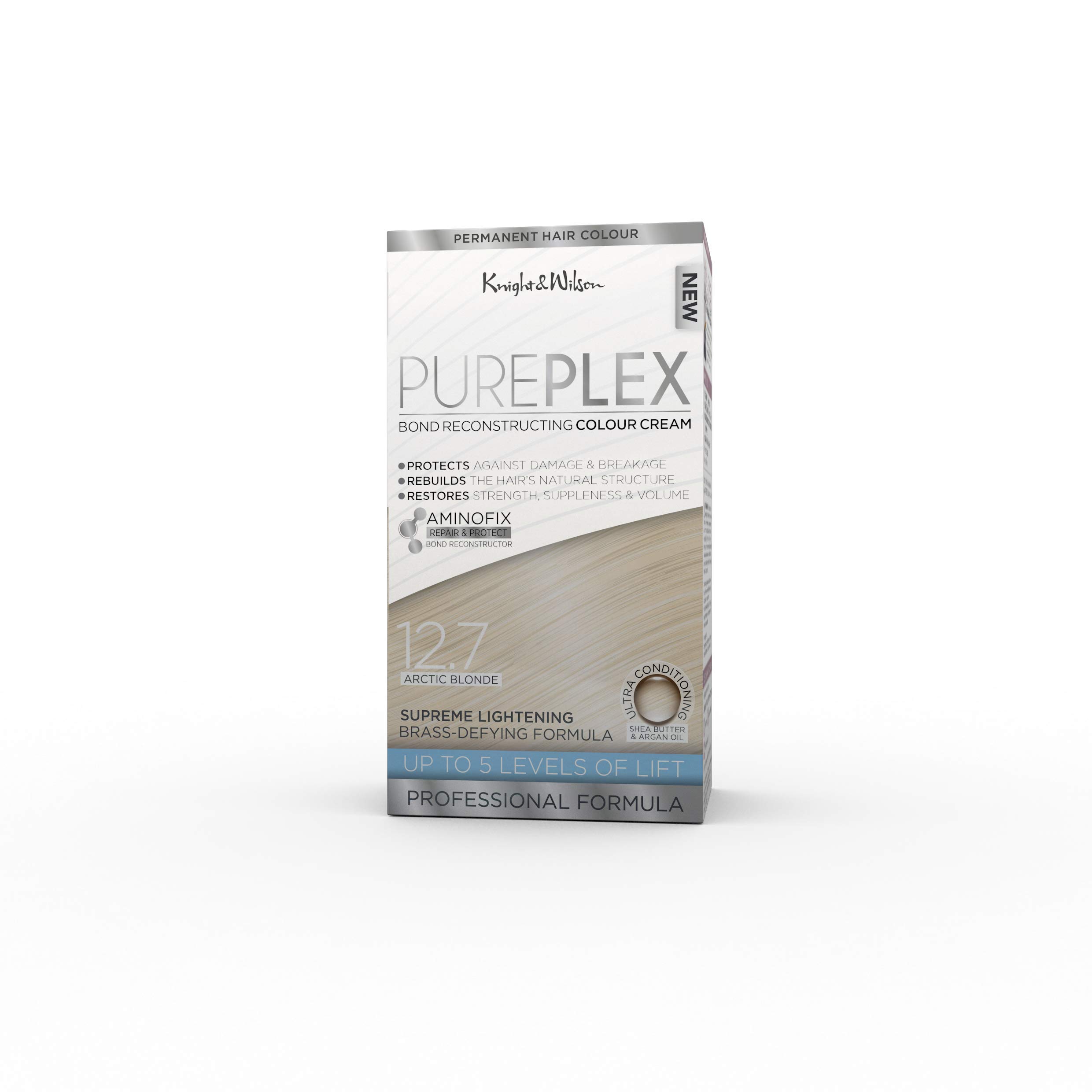 Knight & Wilson PurePlex Colour 12.7 Arctic blonde – Ammonia-Free, Brass-Defying Formula with Aminofix to Protect and Restore