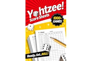 Yahtzee Score Sheets: 1000+ Games For Scorekeeping (6x9 Large Print)