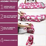 Tuphen Kids Sleeping Bags - Lightweight Waterproof for 3 Seasons - Pink view 5