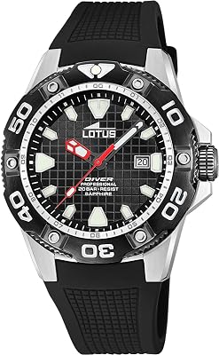 Orologio Uomo Analogico in Gomma Nero