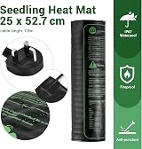 Senua Seedling Heat Mat 20W Waterproof Heating Pad for Germination view 5