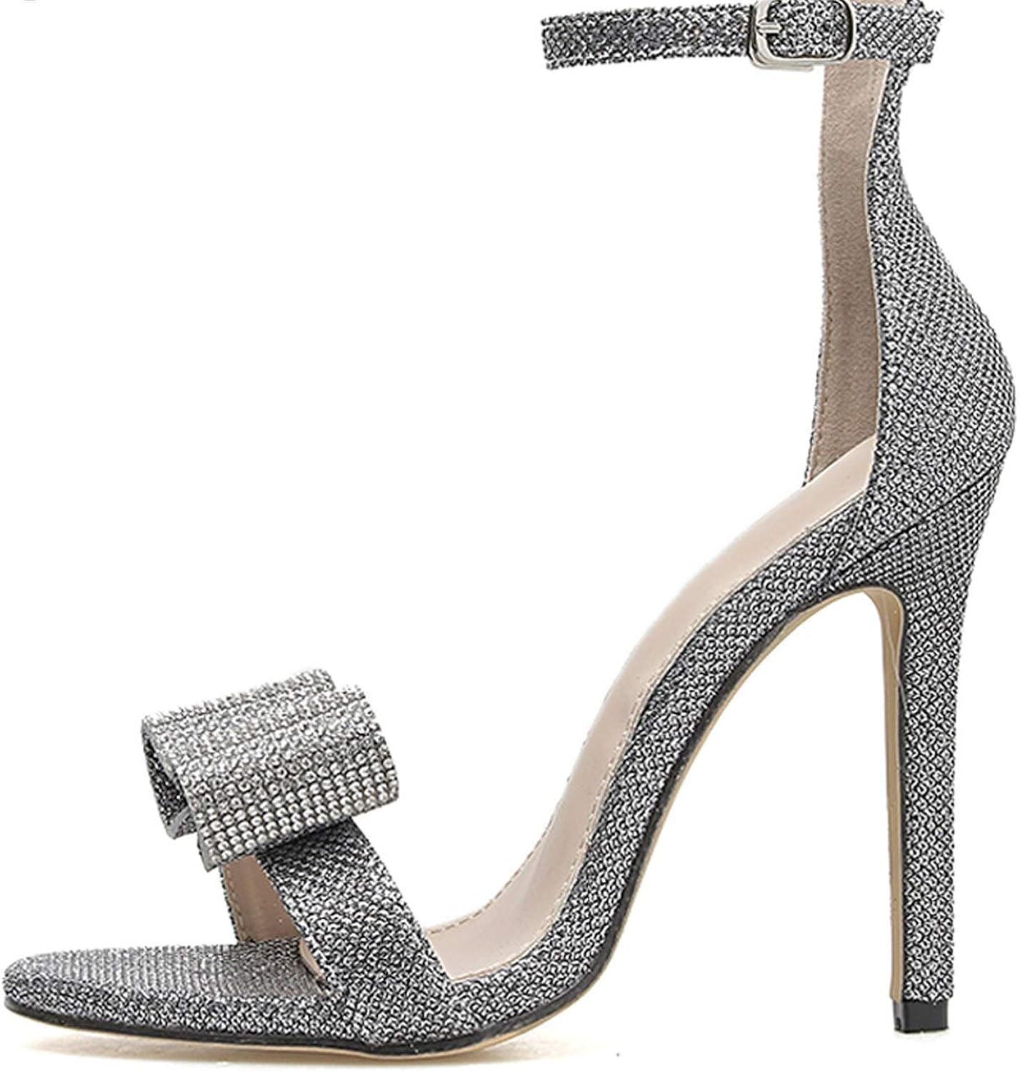 shoe department silver heels