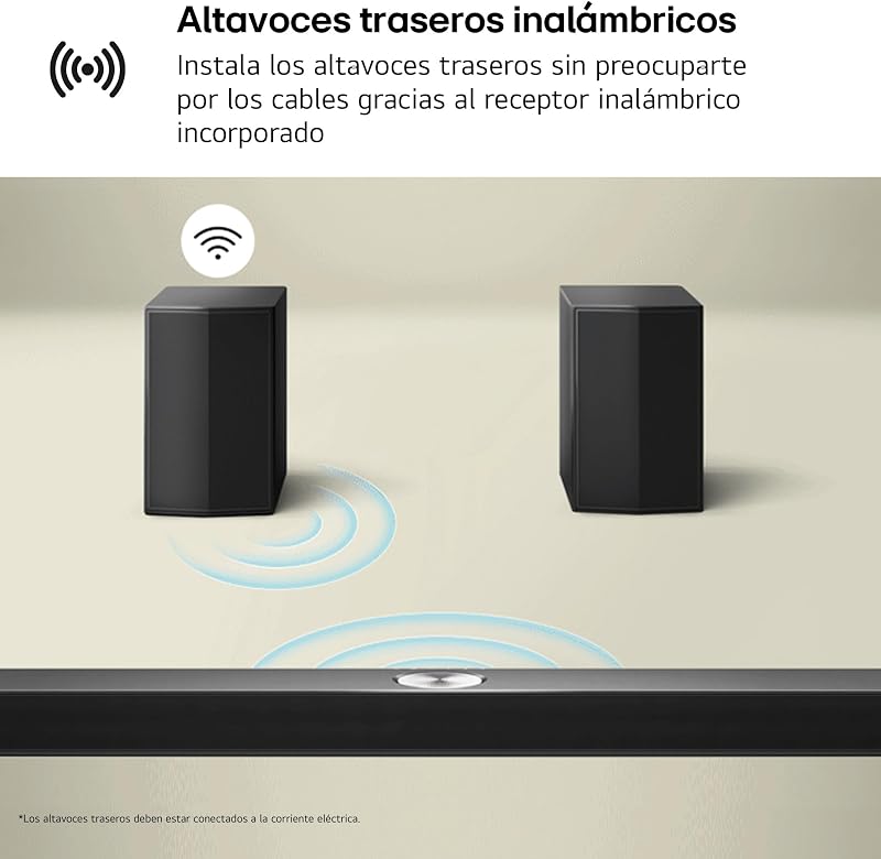 DS60TR - Barra de Sonido, Bluetooth, 440W, Negro