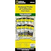 California National Parks [Map Pack Bundle] (National Geographic Trails Illustrated Map)