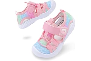 JOINFREE Toddler Boys Girls Water Shoes Breathable Qucik Dry Sport Beach Sandals Lightweight Barefoot Flexible