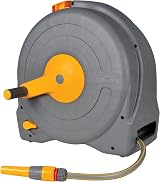 Hozelock Freestanding Fast Reel 40m 2m Feeder Hose Integrated Auto Guidance