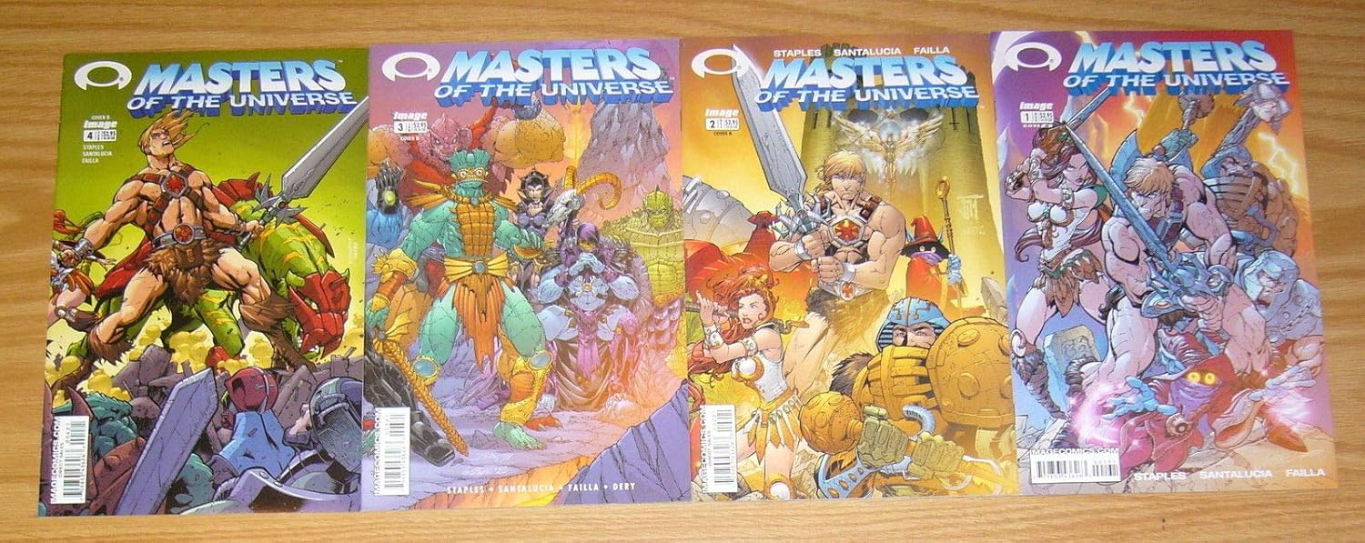 Amazon Com Masters Of The Universe 1 4 Vf Nm Complete Series J Scott Campbell Variant B Variants Image Entertainment Collectibles