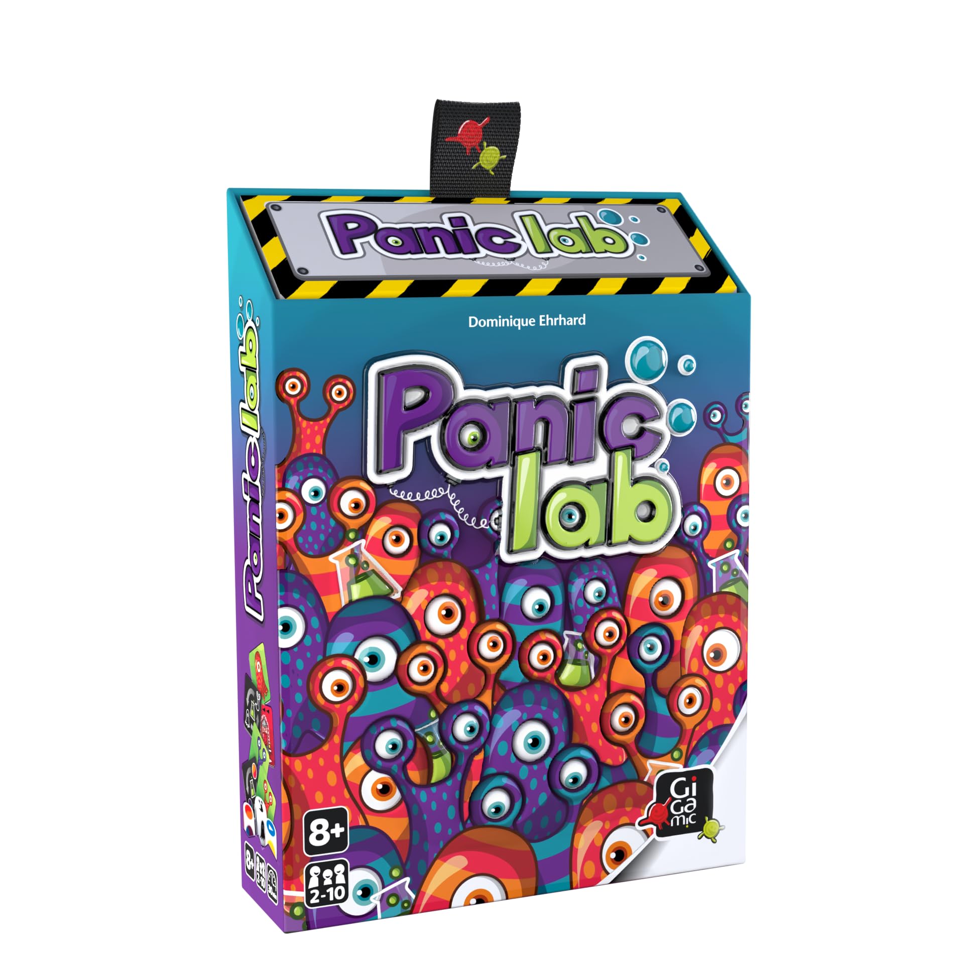 GIGAMIC - Panic Lab - Party Games - Up to 8 Players - Ages 8+ Blue, Green, Red