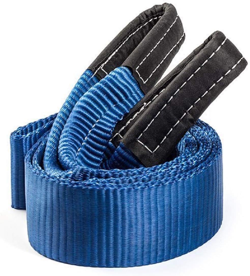 Universal Towing Strap by Vault Cargo – 2.5 Meter Length – Heavy Duty Towing Rope 13 tonne capacity – towing accessories for vehicle recovery and tow.