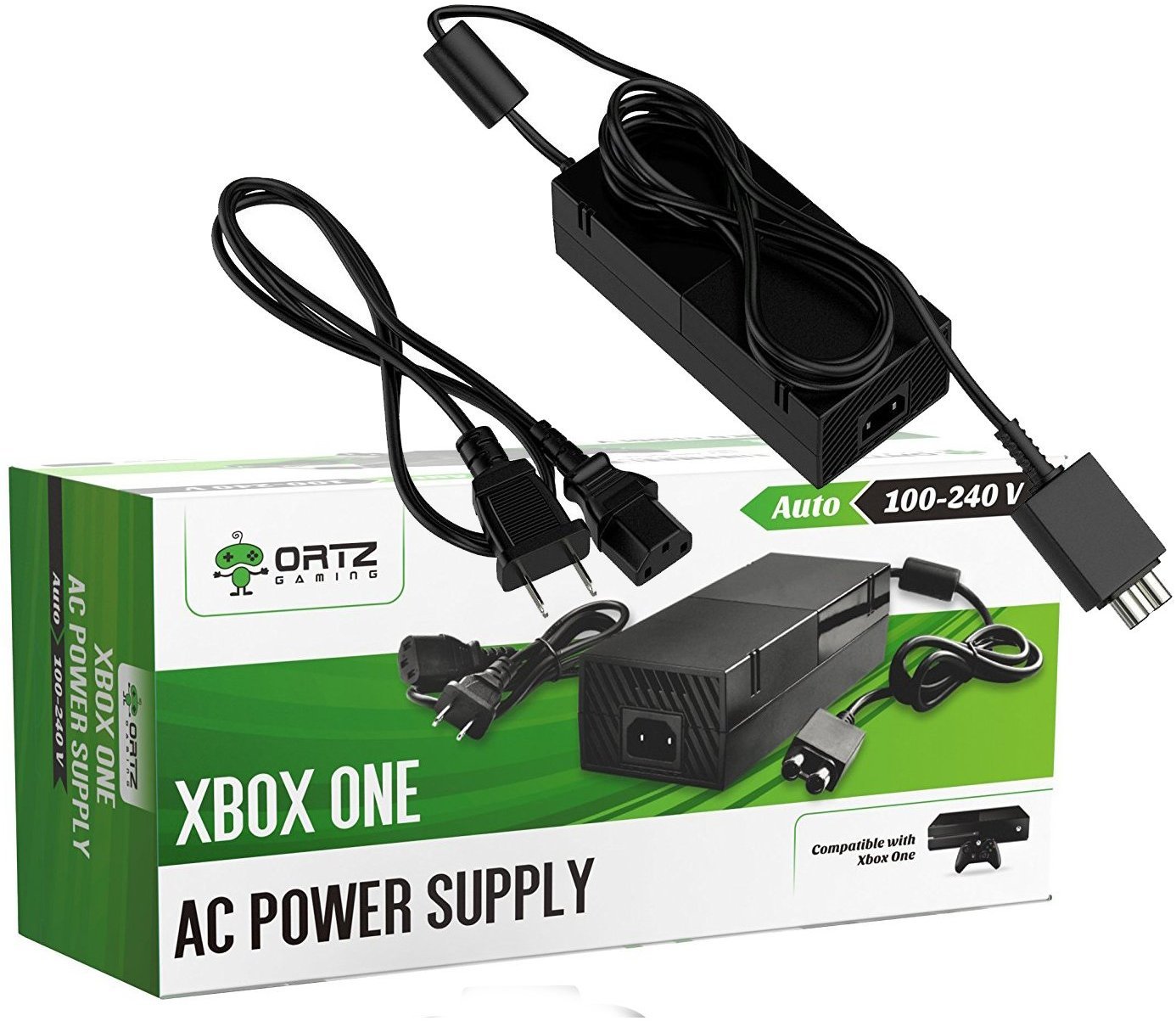 Ortz Xbox One Power Supply [ENHANCED QUIET VERSION] AC Adapter Cord