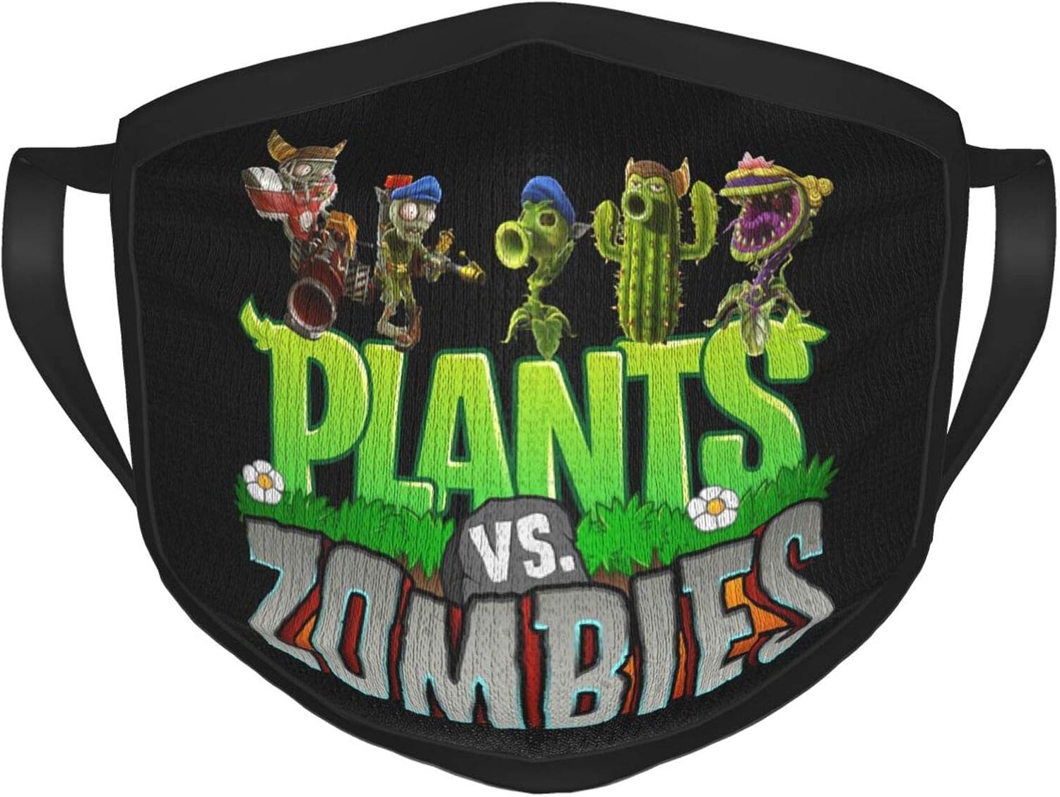 Plants Vs Zombies Unisex Adjustable Mask